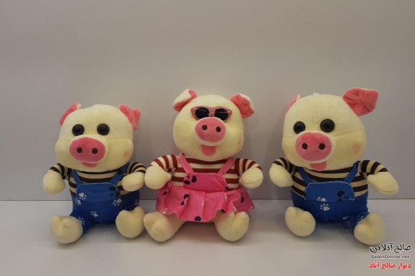 فروش عمده عروسک خوک دختر و پسر