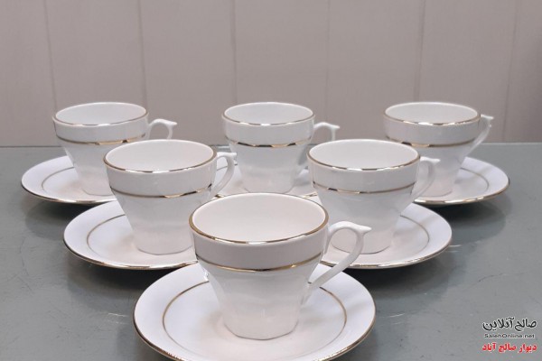 پخش عمده سرویس چای خوری ۱۲پارچه دور طلا