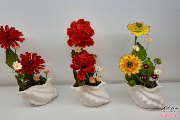 فروش عمده گلدان مصنوعی مدل مرجان