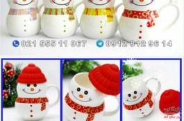 فروش عمده ماگ سرامیکی طرح آدم برفی Snowman