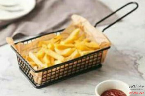 پخش عمده  سبد سرو مستطیل تک دسته رنگی MISS MARRY
