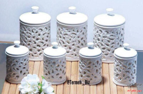 فروش عمده پاسماوری ۷پارچه سفید 